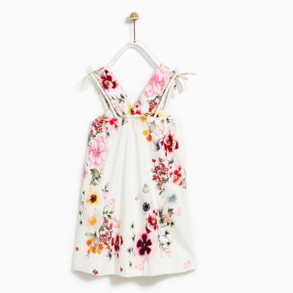 zara kids floral dress
